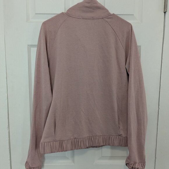 Smartwool Active Reset Pullover 1/2 Zip Womens Medium Woodrose Pink Long Sleeve - Picture 9 of 9